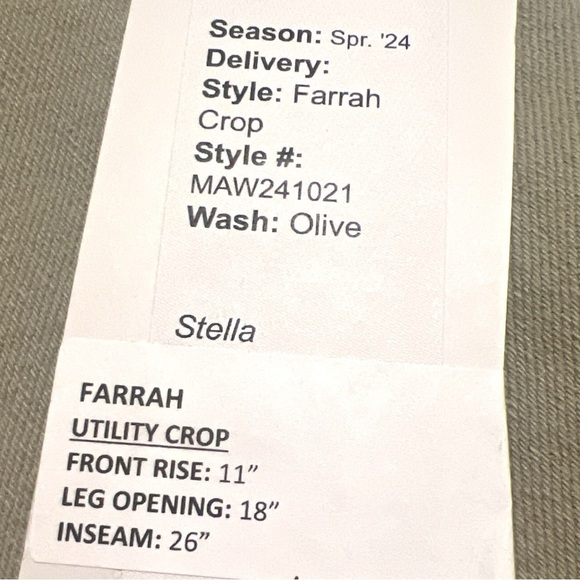 Modern American Farrah High-Rise Crop Wide-Leg Denim Jeans | NEW/NWT!!💚💚 - Picture 11 of 11